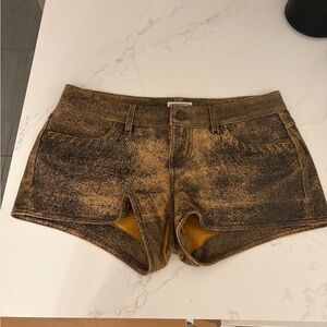 GUESS jeans leather shorts